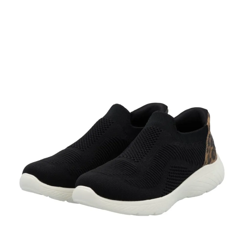 Clearance Rieker Ready 2 Go Sko Dame Sort