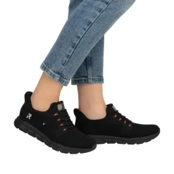 Hot Rieker Ready 2 Go Sneakers Dame Sort