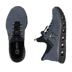 New Rieker Ready 2 Go Sneakers Dame Blå