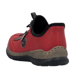 Best Rieker Ready 2 Go Sneakers Dame Rød