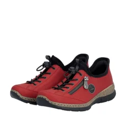 Best Rieker Ready 2 Go Sneakers Dame Rød