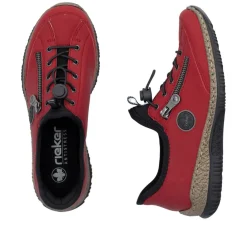 Best Rieker Ready 2 Go Sneakers Dame Rød