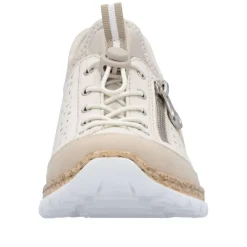 Discount Rieker Ready 2 Go Sneakers Dame Beige