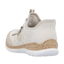 Discount Rieker Ready 2 Go Sneakers Dame Beige