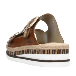Online Rieker Sandal Dame Brun