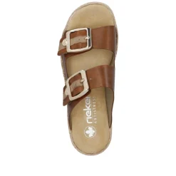 Online Rieker Sandal Dame Brun