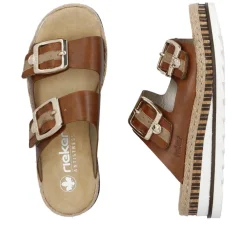 Online Rieker Sandal Dame Brun