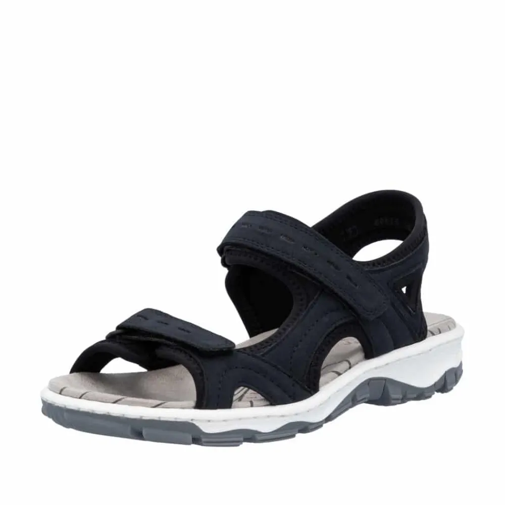New Rieker Sandal Dame Blå