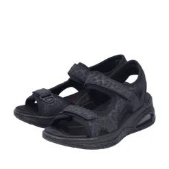 Clearance Rieker Sandal Dame Sort