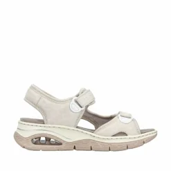 Best Rieker Sandal Dame Beige