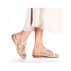 Hot Rieker Sandal Dame Rosa