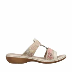 Hot Rieker Sandal Dame Rosa