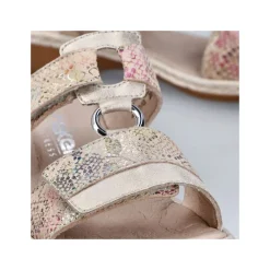 Hot Rieker Sandal Dame Rosa