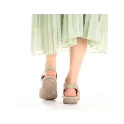 Clearance Rieker Sandal Dame Grøn