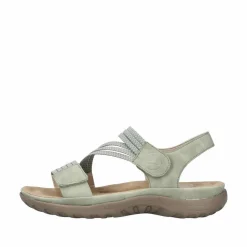 Clearance Rieker Sandal Dame Grøn
