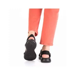 Outlet Rieker Sandal Dame Sort