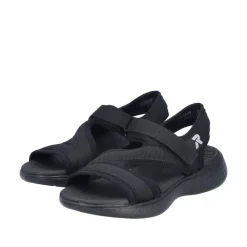 Outlet Rieker Sandal Dame Sort