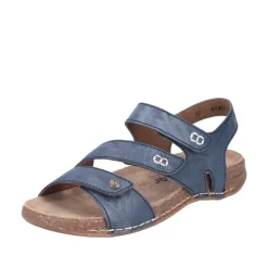Best Rieker Sandal Dame Blå