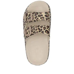 New Rieker Sandal Dame Leopard