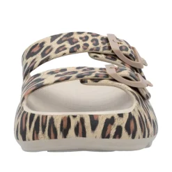 New Rieker Sandal Dame Leopard