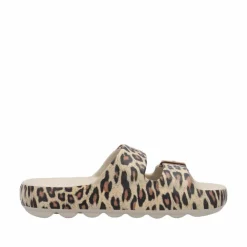 New Rieker Sandal Dame Leopard