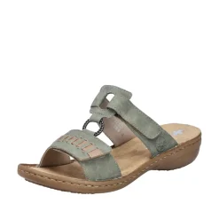 Clearance Rieker Sandal Dame Grøn