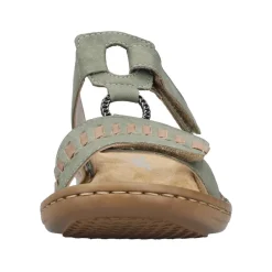 Clearance Rieker Sandal Dame Grøn