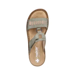 Clearance Rieker Sandal Dame Grøn
