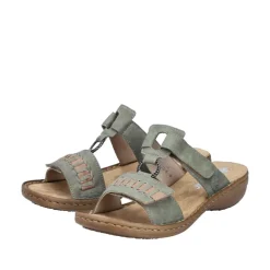 Clearance Rieker Sandal Dame Grøn