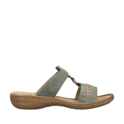 Clearance Rieker Sandal Dame Grøn
