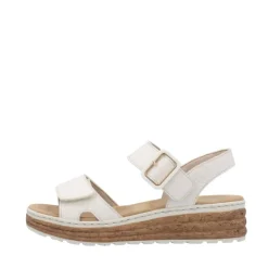Hot Rieker Sandal Dame Beige