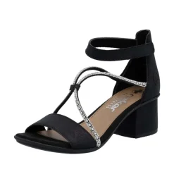 Clearance Rieker Sandal Dame Sort