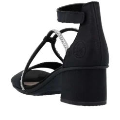 Clearance Rieker Sandal Dame Sort
