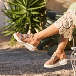 Rieker Sandal Dame Orange