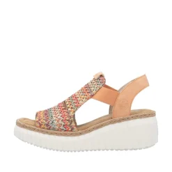 Rieker Sandal Dame Orange