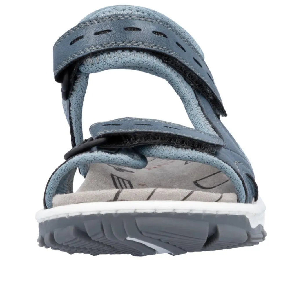 Hot Rieker Sandal Dame Blå