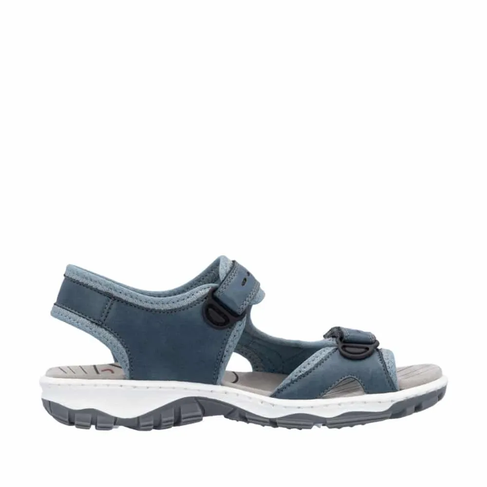 Hot Rieker Sandal Dame Blå