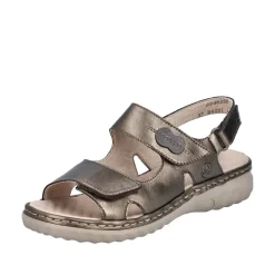 New Rieker Sandal Dame Bronze