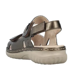 New Rieker Sandal Dame Bronze