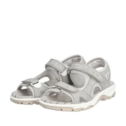 Discount Rieker Sandal Dame Grå