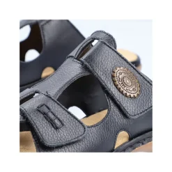 New Rieker Sandal Dame Sort