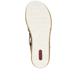 Hot Rieker Sandal Dame Leopard