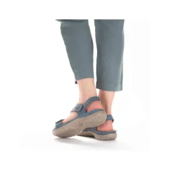 Rieker Sandal Dame Blå
