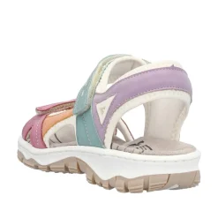 Hot Rieker Sandal Dame Rosa