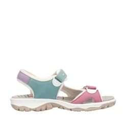 Hot Rieker Sandal Dame Rosa