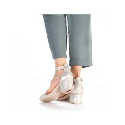 Outlet Rieker Sandal Dame Sølv