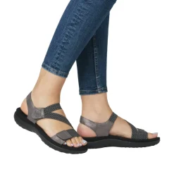 Best Rieker Sandal Dame Sort