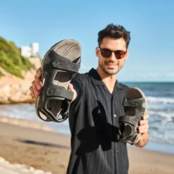 Online Rieker Sandal Herre Sort