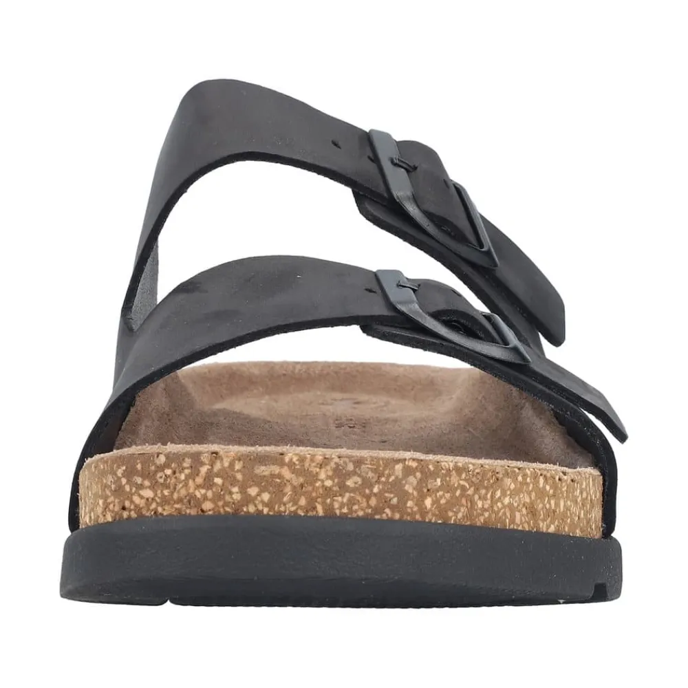 New Rieker Sandal Herre Sort