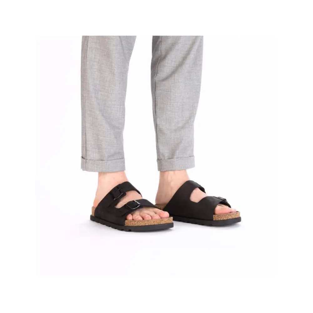 New Rieker Sandal Herre Sort